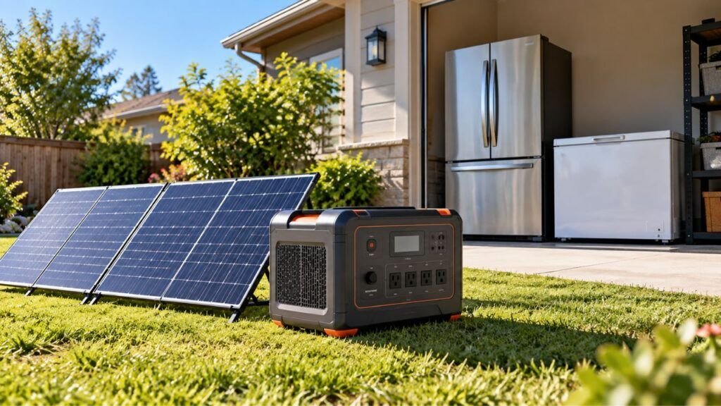 Can a Solar Generator Run a Refrigerator and Freezer
