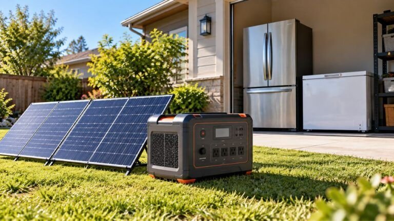 Can a Solar Generator Run a Refrigerator and Freezer
