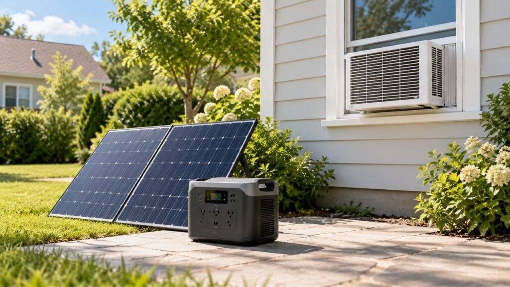 What Size Solar Generator Runs a Window Air Conditioner